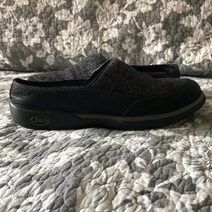 Chaco Quinn Wool Leather Waterproof Slip On Shoes